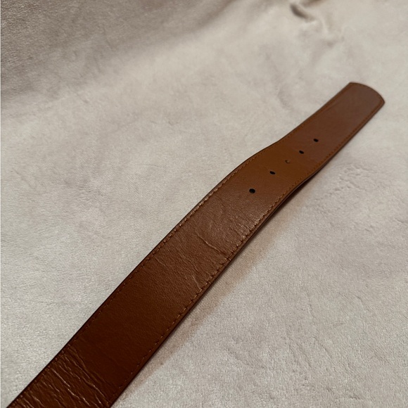 Brown Floral Embossed Women's Belt - Picture 11 of 15